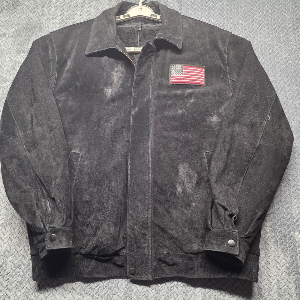 Motorcycle‎ Jacket Men's XXL USA Eagle Ameri Mode… - image 3
